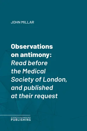 Observations on antimony
