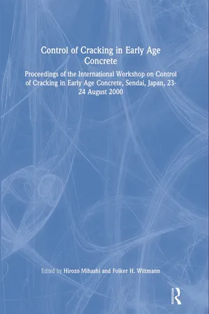 Control of Cracking in Early Age Concrete
