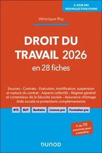 Droit du travail 2026 en 28 fiches_cover