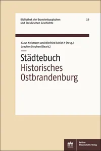 Städtebuch Historisches Ostbrandenburg_cover