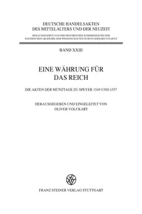 Eine Währung für das Reich_cover