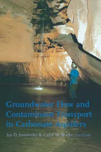 Groundwater Flow and Contaminant Transport in Carbonate Aquifers_cover