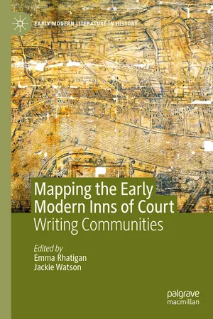 Mapping the Early Modern Inns of Court