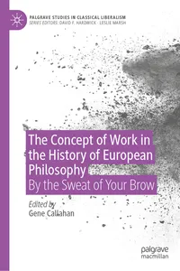 The Concept of Work in the History of European Philosophy_cover