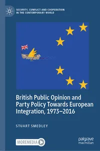 British Public Opinion and Party Policy Towards European Integration, 1973–2016_cover