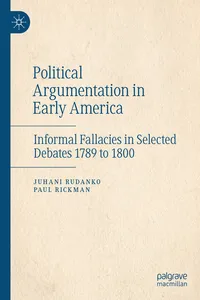 Political Argumentation in Early America_cover