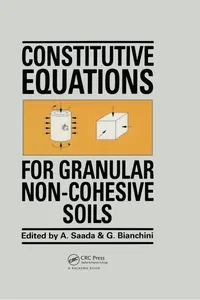 Constitutive Equations for Granular Non-Cohesive Soils_cover