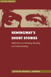 Hemingway’s Short Stories_cover
