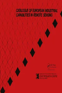 Catalogue of European industrial capabilities in remote sensing_cover
