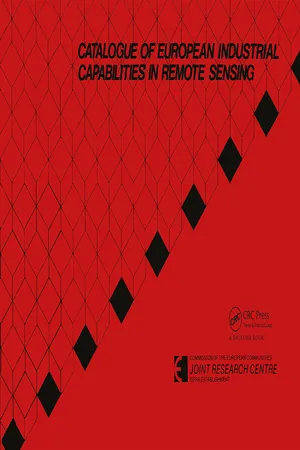 Catalogue of European industrial capabilities in remote sensing