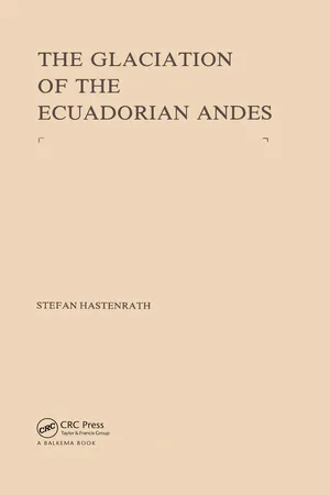 The Glaciation of the Ecuadorian Andes
