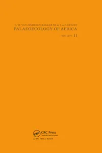 Palaeoecology of Africa, volume 11_cover