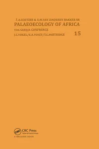 Palaeoecology of Africa, volume 15_cover