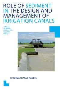 Role of Sediment in the Design and Management of Irrigation Canals_cover