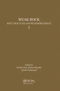 Weak rock: Soft, fractured & weathered rock, volume 3_cover