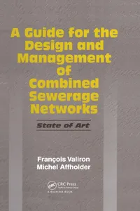 A Guide for the Design and Management of Combined Sewerage Networks_cover