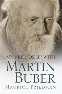 My Friendship with Martin Buber_cover