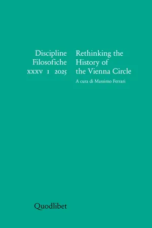 Rethinking the History of the Vienna Circle