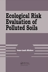 Ecological Risk Evaluation of Polluted Soils_cover