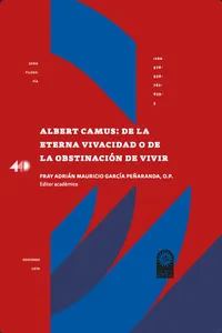Albert Camus: de la eterna vivacidad o de la obstinación de vivir_cover