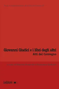 Giovanni Giudici e i libri degli altri