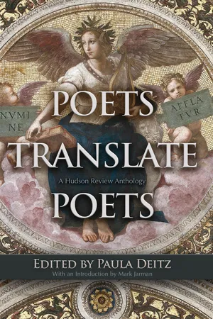 Poets Translate Poets