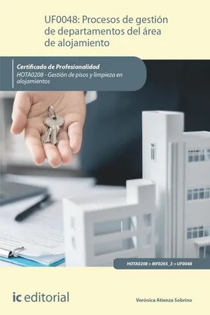 Procesos de gestión de departamentos del área de alojamiento. HOTA0208