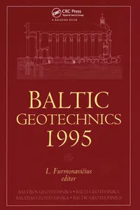 Baltic Geotechnics 1995_cover