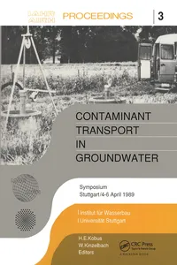 Contaminant Transport in Groundwater_cover