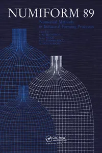 NUMIFORM 89: Numerical Methods in Industrial Forming Processes_cover