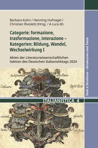 Categorie: formazione, trasformazione, interazione - Kategorien: Bildung, Wandel, Wechselwirkung I_cover