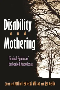 Disability and Mothering_cover