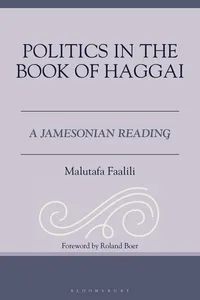 Politics in the Book of Haggai_cover