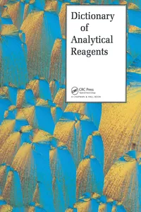 Dictionary of Analytical Reagents