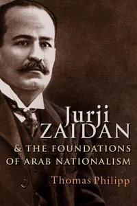 Jurji Zaidan and the Foundations of Arab Nationalism_cover