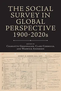 The Social Survey in Global Perspective, 1900-2020s_cover