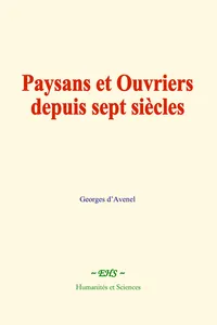 Paysans et Ouvriers depuis sept siècles_cover
