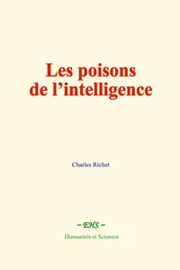 Les poisons de l’intelligence_cover