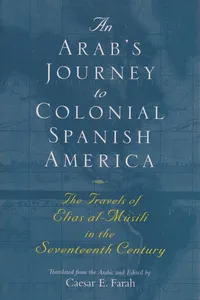 An Arab's Journey to Colonial Spanish America_cover