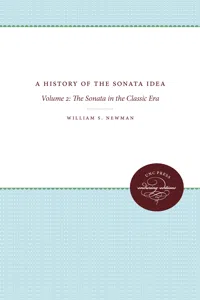 A History of the Sonata Idea_cover