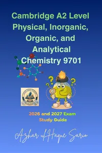 Cambridge A2 Level Physical, Inorganic, Organic, and Analytical Chemistry 9701_cover