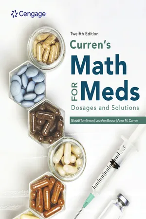 Curren's Math for Meds: Dosages and Solutions