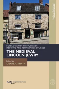 The Medieval Lincoln Jewry_cover