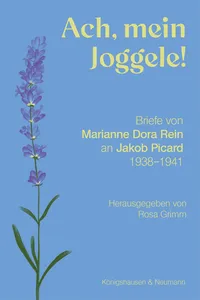 »Ach, mein Joggele!«_cover