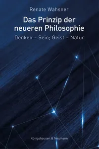 Das Prinzip der neueren Philosophie_cover