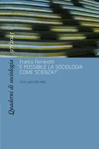 Quaderni di sociologia 97_cover