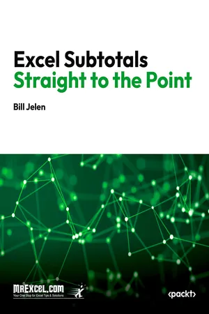 Excel Subtotals Straight to the Point