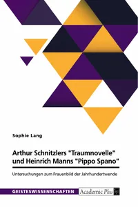 Arthur Schnitzlers "Traumnovelle" und Heinrich Manns "Pippo Spano"_cover