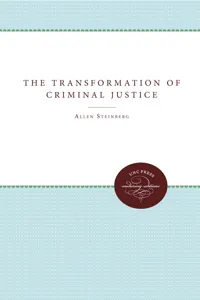 The Transformation of Criminal Justice_cover