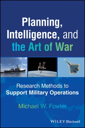 Planning, Intelligence, and the Art of War